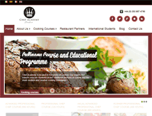 Tablet Screenshot of chefacademyoflondon.com